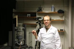Dr Cathal Cummins in the research lab